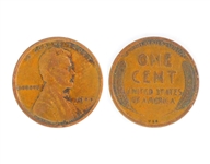 1909-VDB U.S. Wheat Penny Coin