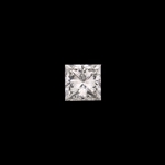 3.01CT Princess Cut Diamond Gemstone. EGL USA Apraised (VGN B-59)